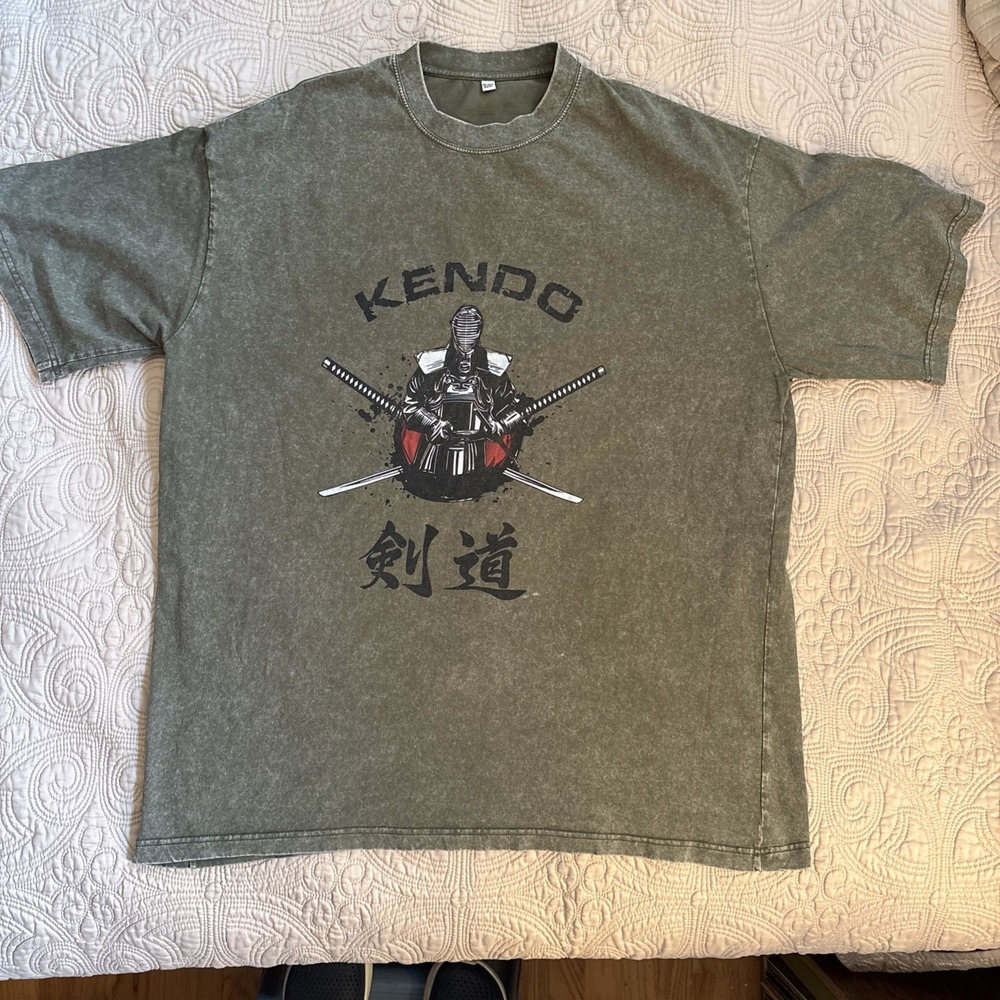Kendo Mens Graphic Tee,100% Cotton,Casual Summer Wear